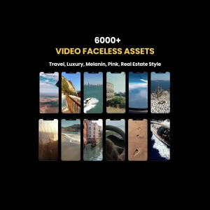 6000+ Aesthetic Faceless Video Content