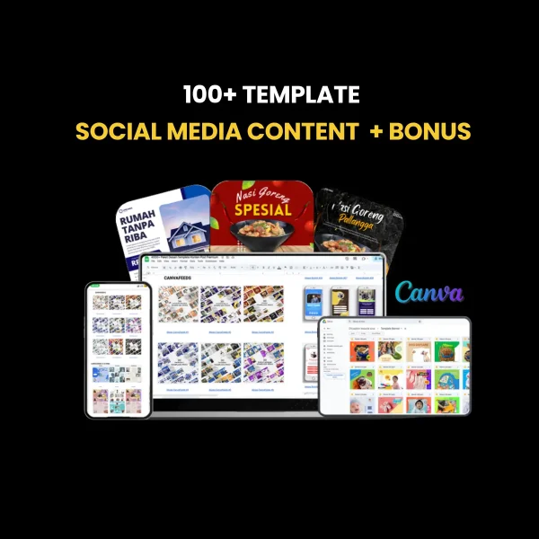 Template Social Media Content Canva